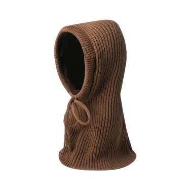 Imagem de Balaclava de Inverno Unissex Tricotada - À Prova de Vento com Capuz e 