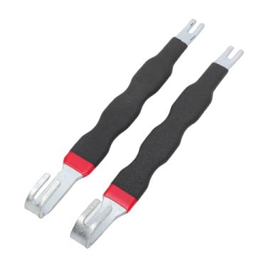 Imagem de FTVOGUE Separador de Conector Elétrico, Ferramenta de Remoção de Terminal de Cabeça Dupla Com Cabo de Borracha de Aço Carbono para Reparo de Chicote de Fios de Carro e Caminhão, 2 Peças