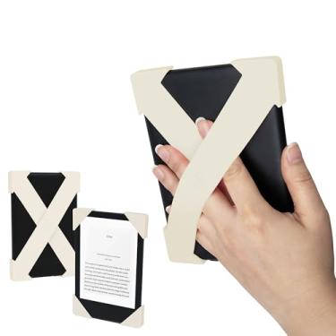 Imagem de Strapsicle Alça de mão de silicone – Kindle Basic Gen 11 e 12, Kobo Nia – Pequena – Pacote com 2 – Gemada – Alternativa confortável para capa ou capa