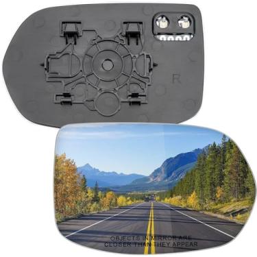 Imagem de LOIYLLEN Substituição do espelho lateral do passageiro para Honda CR-V CRV 2012 2013 2014 2015 2016 - Espelho retrovisor do lado direito vidro com aquecimento