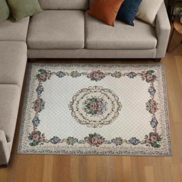 Imagem de 1 Tapete Passadeira Sala Sofá Antiderrapante 100X150 Ja M01 - Idealiza