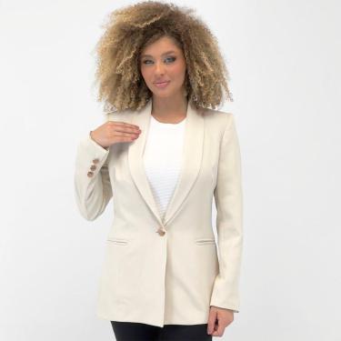 Imagem de Blazer Malise Alongado Manga Longa em Tecido Feminino-Feminino