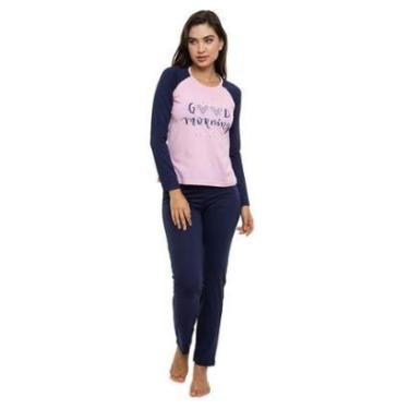 Imagem de Pijama Longo Feminino Good Morning Doce Luar 5615-Feminino