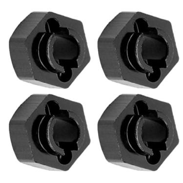 Imagem de Acouto SCX2424 RC Combiner Kit de Alumínio de 7 Mm Peças de Manutenção de Liga de Alumínio para Carro Axial SCX24 /24 RC - Upgrade de Prata (Preto)