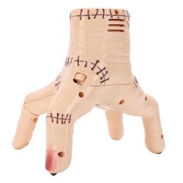 Imagem de TARSHYRY Mão Eletrônica Andando, Luzes Piscantes Assustadoras Música Assustadora Mão Rastejante Com LEDs Multicoloridos, para Decoração de Festa de Halloween, Pegadinha de Casa