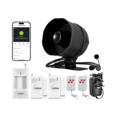 Imagem de Sistema De Alarme Inteligente WiFi Tuya 120db Com Sensor De Movimento 