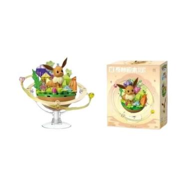Imagem de Blocos De Montar DIY Da Série Eevee Family Planet, Brinquedo Para Cria