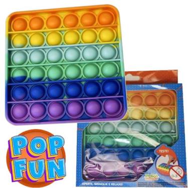 Imagem de Pop It Quadrado Colorido Yes-Toys - Yestoys