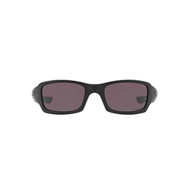 Imagem de Óculos de sol Oakley SI masculino OO9238 Fives Squared retangular, preto fosco/cinza Prizm, 54 mm