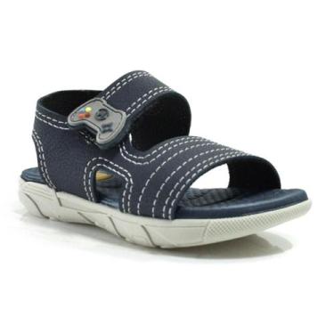 Imagem de Sandália Infantil de Menino Molekinho, 21, Azul