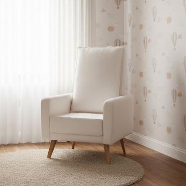 Imagem de Poltrona de Amamentação Fixa Constance Off White