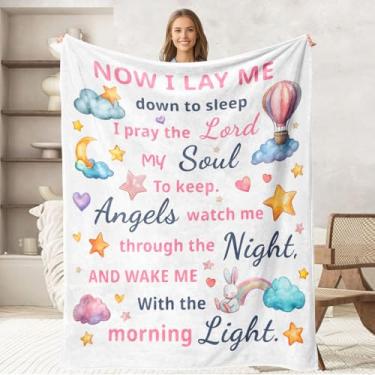 Imagem de keepitcozi Presentes de batismo para meninos e meninas, presentes cristãos para crianças, lembrancinhas religiosas de batismo, presentes de batismo para meninas e meninos para católicos, cobertor