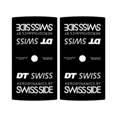 Imagem de Conjunto De Adesivos Gráficos DT Swiss Swiss Side 2PCS Para Mochilas, 