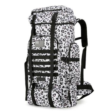Imagem de Mochila de Senderismo W WINTMING 70L/100L Mochila de Camping MOLLE