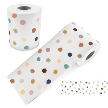 Imagem de Bordas de quadro de avisos de sala de aula, 1 rolo de bordas retas para quadro de avisos para sala de aula de volta às aulas, decoração escolar, quadro branco, decoração de escritório