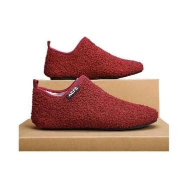 Imagem de Chinelos De Inverno Masculinos Quentes E Macios Com Suporte Para Arco 