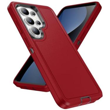 Imagem de Newhalper Capa à prova de choque projetada para Samsung Galaxy S26 Ultra 6,9 polegadas, proteção resistente de grau militar, capa de telefone rígida e resistente para Samsung S26 Ultra, preto e