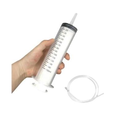 Imagem de Seringa Reutilizável De Grande Capacidade 150ml-500ml Com Tubo De 1,3m