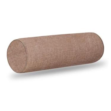 Imagem de Fronhas cervicais duráveis para pescoço, capa de almofada – perfeita para almofadas de pescoço de espuma viscoelástica e almofada de pescoço, fácil de lavar e combinar com seu sofá/cama (terracota, 6