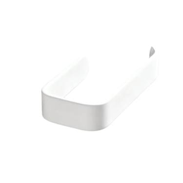 Imagem de Suporte de Papel Higiênico Moderno para Banheiro Sem Ferrugem, com Suporte de Toalha e Fácil Limpeza(2,Branco)