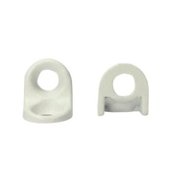 Imagem de Suporte Cantoneira Branca 2 Furos Móveis Fixação 800 Peças - Paraiso F