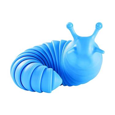 Imagem de Brinquedo Fidget Slug para Alivio de Estresse Esticável Articulado Stim Flexível Sensorial Adultos Relaxante Portátil Alto- Ótimos