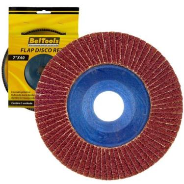 Imagem de Disco Desbaste Lixa Flap Reto G40 7" Beltools