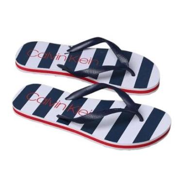 Imagem de Chinelo Masculino Calvin Klein Swim Modern Marine CM5PS43CH863-Masculino