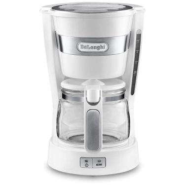 Imagem de Cafeteira Elétrica Programável 650mL, 600W, Branca, 110v, DELONGHI ICM14011J W, Branco