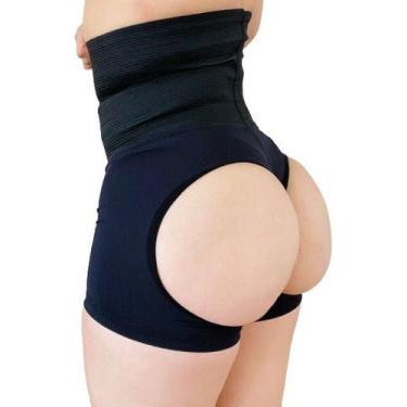 Imagem de Cinta Modeladora Com 2 Barbatanas E Efeito Levanta Bumbum (M15) - Faná