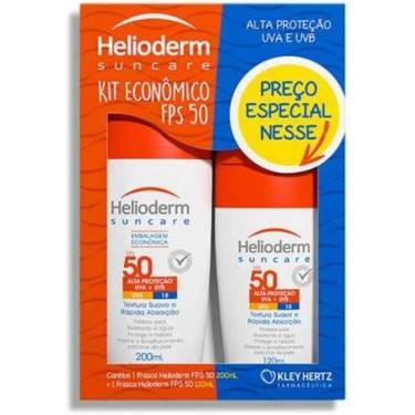 Imagem de Kit Helioderm Protetor Solar Corporal FPS 50 2 unidades 200mL +120 ML