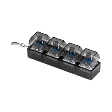 Imagem de Chaveiro LED Fidget Clicker Para Adultos, Brinquedo De Alívio De Estre