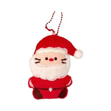 Imagem de Pingente De Pelúcia De Natal, Ornamento Pequeno E Fofo, Chaveiro Versá