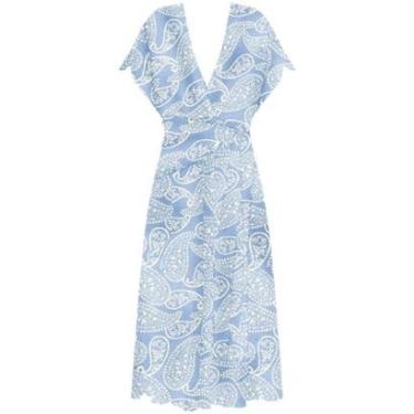 Imagem de Vestido Longo Com Mangas Curtas E Sobreposição-Feminino