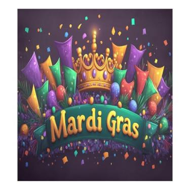 Imagem de Blueangle Capa de ímã de lava-louças de coroa de carnaval, decoração de capa de lava-louças frontal, adesivos de eletrodomésticos, adesivos de eletrodomésticos, 58 cm C x 66 cm adesivo magnético