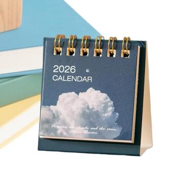 Imagem de Calendário de Mesa para Escritório e Casa,Planeador Mini - Calendário De Mesa 2026 - Para Natal Ano Do Pai Casa Escritório Escola Homens Mulheres Colegas De Trabalho Funcionários Adultos