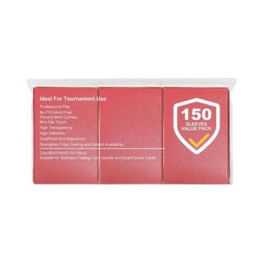 Imagem de Protetores De Cartas TCG Foscos Tamanho Padrão 100 Peças 66x91mm Para 