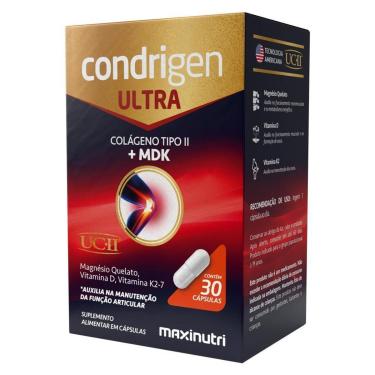 Imagem de Condrigen Ultra Colágeno Tipo 2 + MDK + UCII 30 Cáps Maxinutri-Unissex