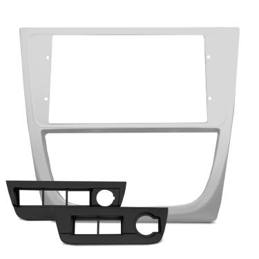 Imagem de Moldura de Painel 9 Polegadas Gol Rallye Saveiro Cross 2008 a 2012 Prata