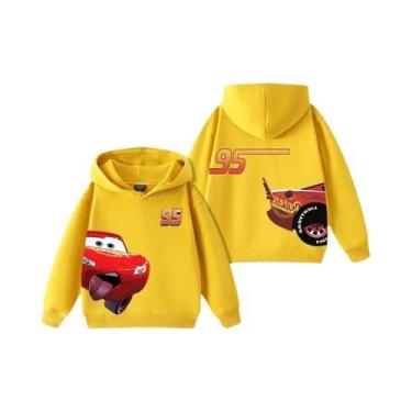 Imagem de Moletom Com Capuz Infantil, Meninos, Meninas, Carros, Relâmpago McQuee