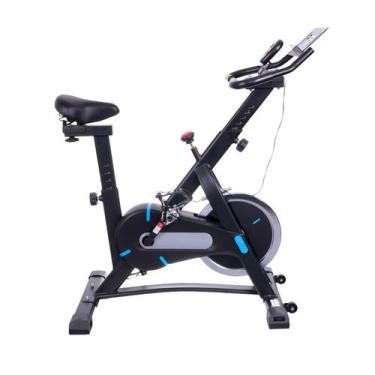 Imagem de Bicicleta Ergométrica Spinning Profissional Fit Inercia 15kg Preto - M