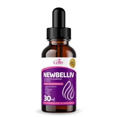 Imagem de Newbelliv (Ácido Hialurônico, Silício, Resveratrol, Colágeno e Selênio) 30ml Celliv-Unissex