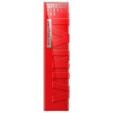 Imagem de Batom Labial Maybelline SuperStay Vinyl Ink Red- Hot-Feminino