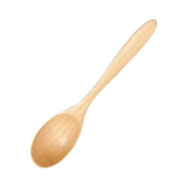 Imagem de Colher De Sopa De Madeira Natural Longa Para Arroz, Açúcar E Mingau - 