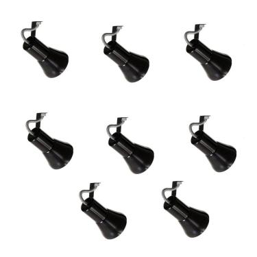 Imagem de Kit 8 Spot Trilho Perfilado Eletro calha Par20 Bulbo OL3