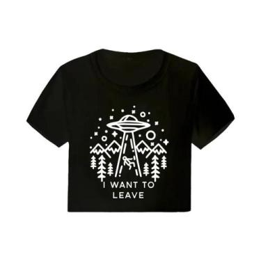 Imagem de Camiseta Casual Feminina Estilo Coreano Y2K, T-shirt Com Estampa GOTH 