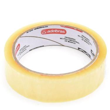 Imagem de Fita Adesiva Transparente Qualitape 24mm X 50m - Adelbras