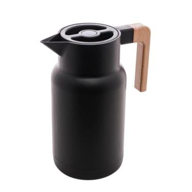 Imagem de Garrafa Térmica Lyor Organic de Plástico Preta 1L