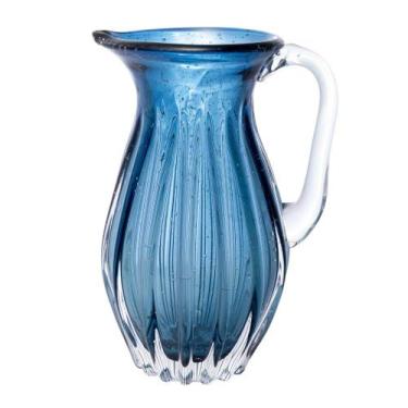 Imagem de Jarra Wolff Italy de Vidro Azul 1,4L