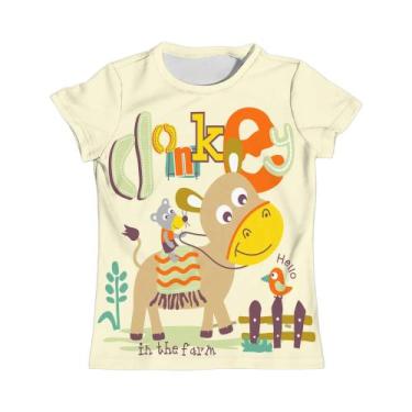 Imagem de Camiseta Gráfica De Dinossauro Para Meninos E Meninas, Manga Curta, Ro